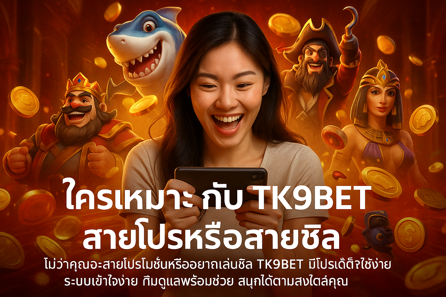 ใครเหมาะกับ TK9BET สายโปรหรือสายชิล