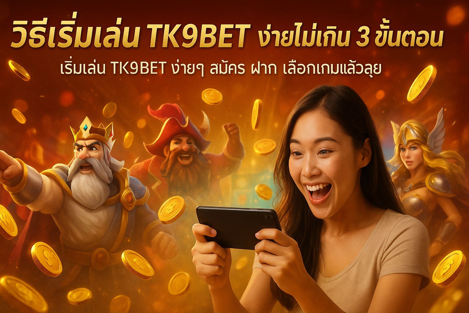 วิธีเริ่มเล่น TK9BET ง่ายไม่เกิน 3 ขั้นตอน