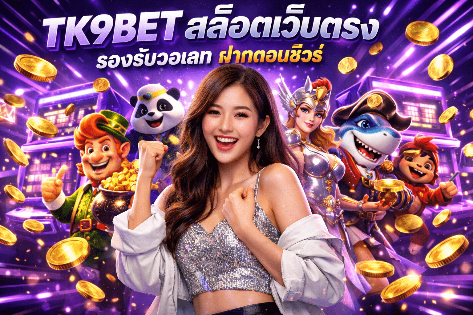 TK9BET สล็อตเว็บตรง รองรับวอเลท ฝากถอนชัวร์